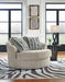 Calnita Oversized Swivel Accent Chair