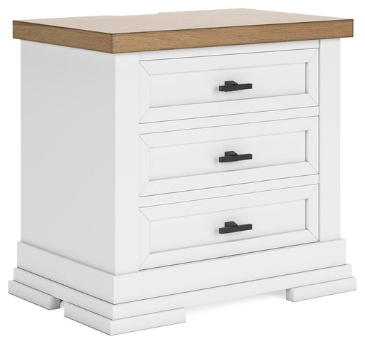 Ashbryn Three Drawer Night Stand - alternate view 2
