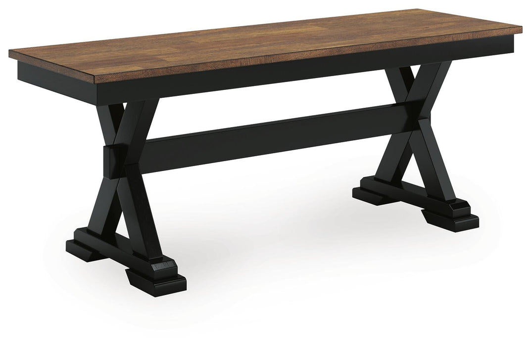 Wildenauer Large Dining Room Bench - alternate view 2