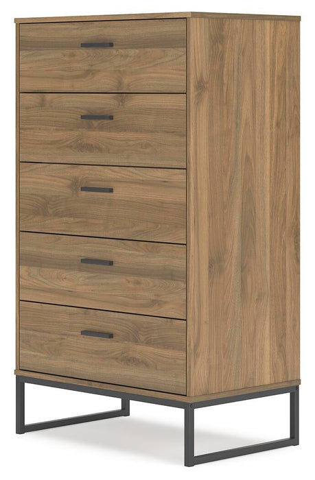 Deanlow Five Drawer Chest - alternate view 4