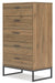 Deanlow Five Drawer Chest - alternate view 4