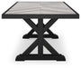 Beachcroft RECT Dining Table w/UMB OPT - alternate view 10