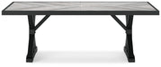 Beachcroft RECT Dining Table w/UMB OPT - alternate view 6