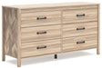 Battelle Six Drawer Dresser - alternate view 2