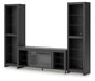Cayberry 3-Piece Entertainment Center with Electric Fireplace - alternate view 3