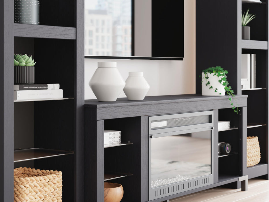 Cayberry 3-Piece Entertainment Center with Electric Fireplace - alternate view 7