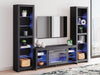 Cayberry 3-Piece Entertainment Center with Electric Fireplace - alternate view 8