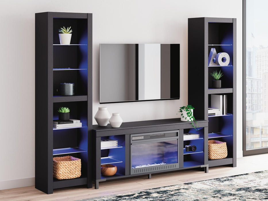 Cayberry 3-Piece Entertainment Center with Electric Fireplace - alternate view 8
