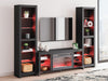 Cayberry 3-Piece Entertainment Center with Electric Fireplace - alternate view 9