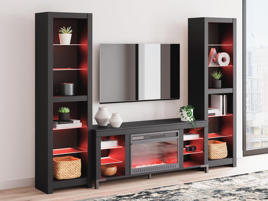 Cayberry 3-Piece Entertainment Center with Electric Fireplace - alternate view 9