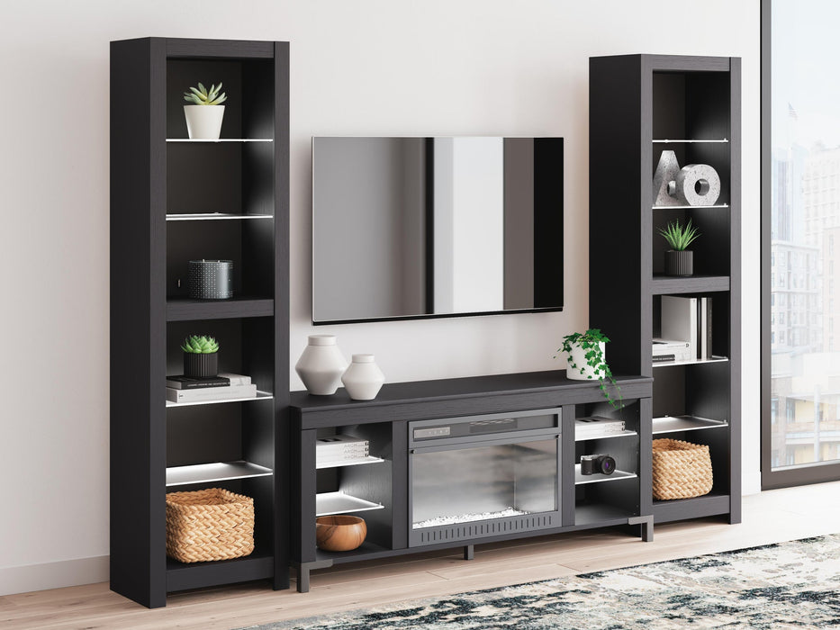 Cayberry 3-Piece Entertainment Center with Electric Fireplace - alternate view 10