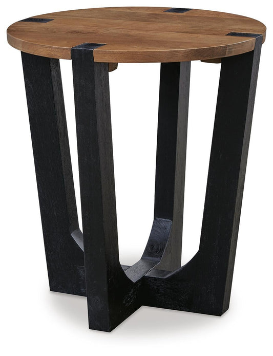 Hanneforth Round End Table - alternate view 2