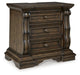 Maylee Three Drawer Night Stand - alternate view 2