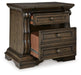 Maylee Three Drawer Night Stand - alternate view 4