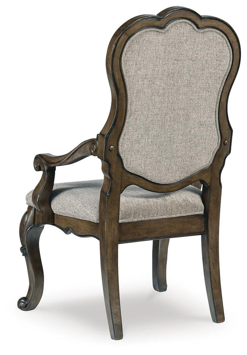 Maylee Dining UPH Arm Chair (2/CN) - alternate view 4