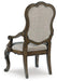 Maylee Dining UPH Arm Chair (2/CN) - alternate view 4