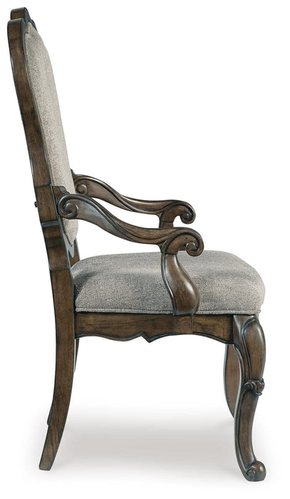 Maylee Dining UPH Arm Chair (2/CN) - alternate view 6