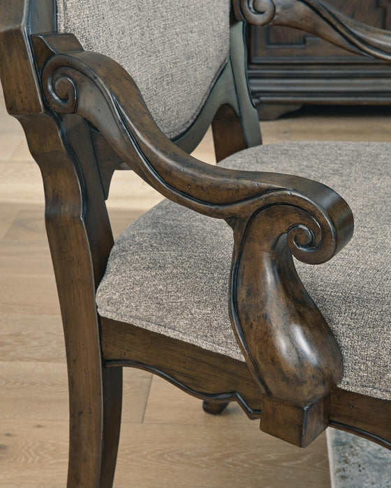 Maylee Dining UPH Arm Chair (2/CN) - alternate view 5