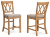 Havonplane Upholstered Barstool (2/CN) - alternate view 2