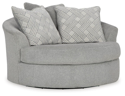 Casselbury Oversized Swivel Accent Chair - alternate view 2