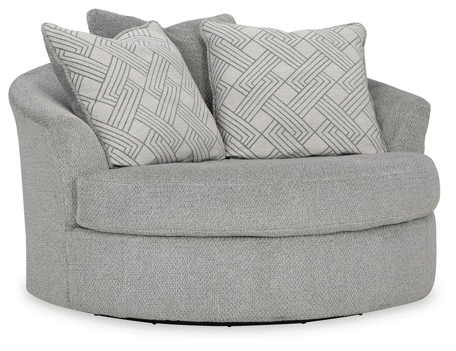Casselbury Oversized Swivel Accent Chair - alternate view 2
