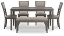 Wrenning Dining Room Table Set (6/CN) - alternate view 3