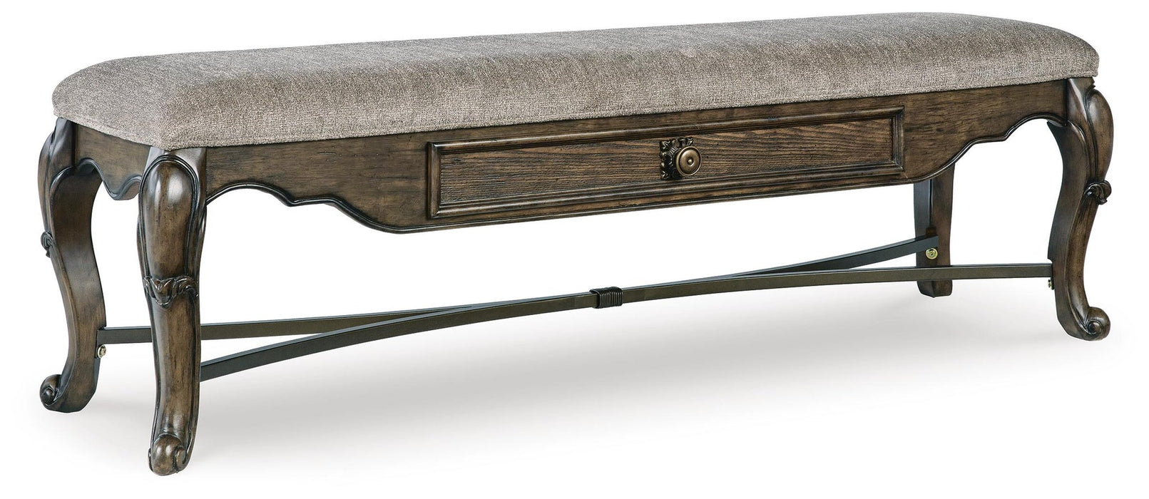 Maylee Upholstered Storage Bench - alternate view 2