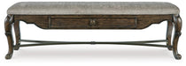 Maylee Upholstered Storage Bench - alternate view 4
