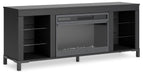Cayberry TV Stand with Fireplace - alternate view 2