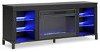 Cayberry TV Stand with Fireplace - alternate view 4