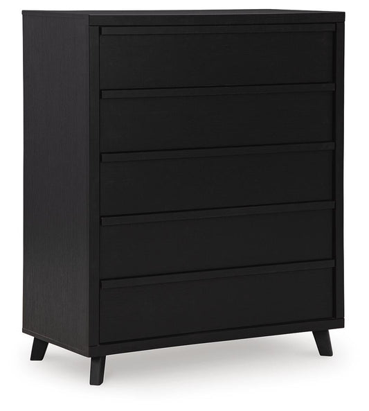 Danziar Five Drawer Wide Chest - alternate view 2