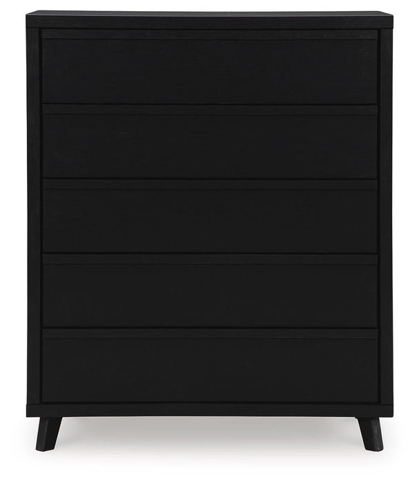 Danziar Five Drawer Wide Chest - alternate view 4