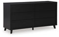 Danziar Six Drawer Dresser - alternate view 2