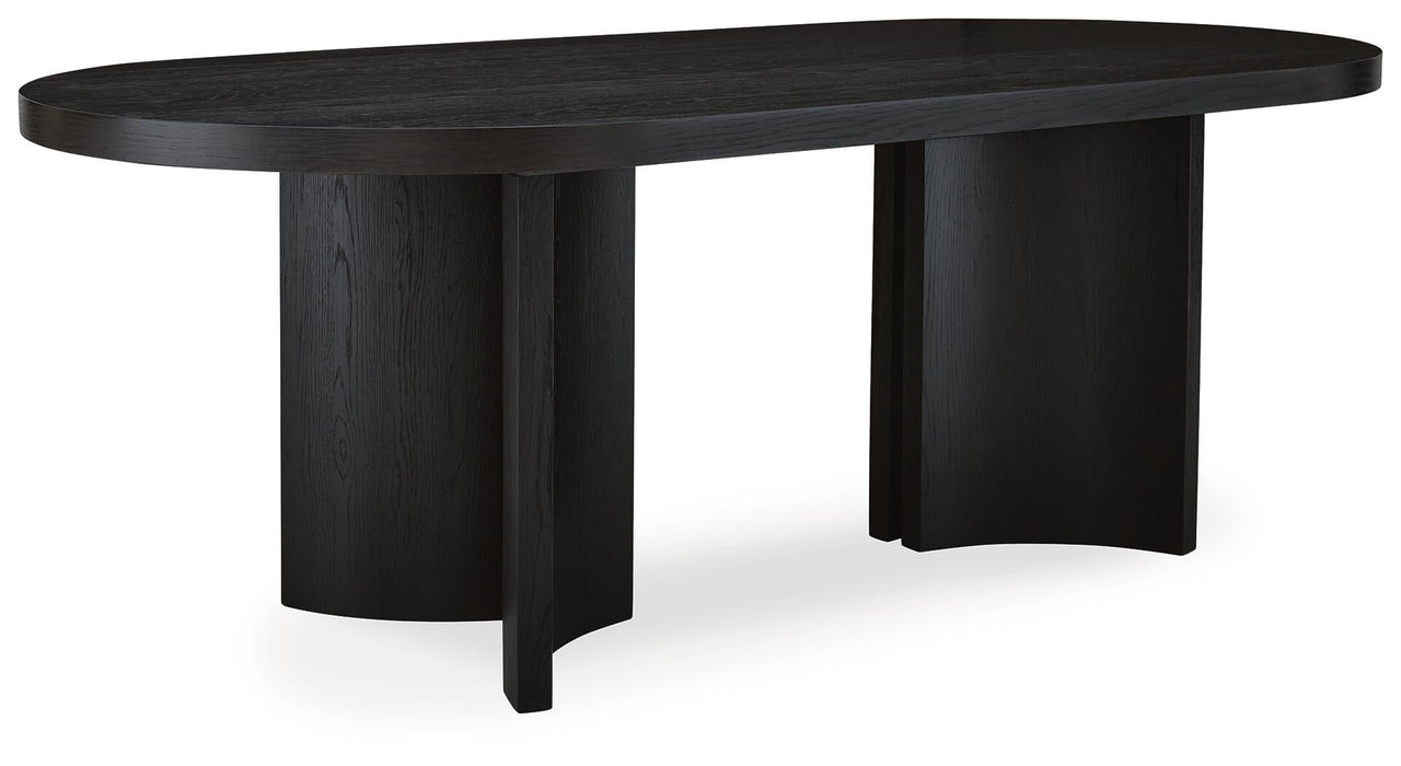 Rowanbeck Oval Dining Room Table - alternate view 2