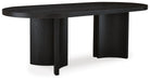 Rowanbeck Oval Dining Room Table - alternate view 2