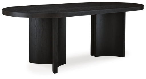 Rowanbeck Oval Dining Room Table - alternate view 2