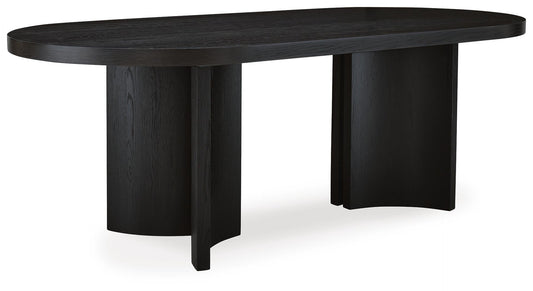 Rowanbeck Oval Dining Room Table - alternate view 2