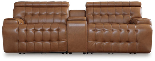 Temmpton 3-Piece Power Reclining Sectional Loveseat with Console - alternate view 2