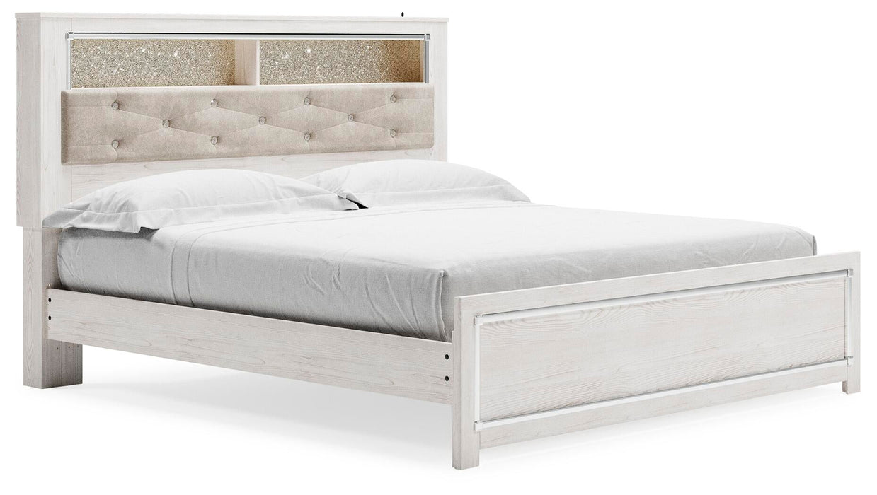 Altyra King Panel Bookcase Bed - alternate view 2