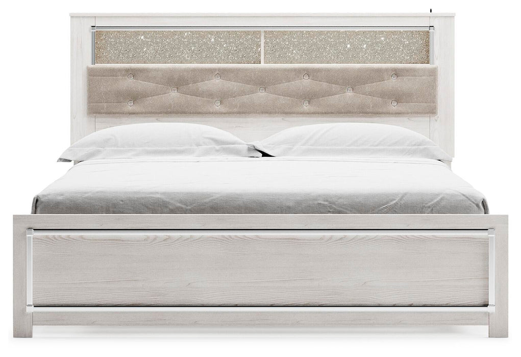Altyra King Panel Bookcase Bed - alternate view 3
