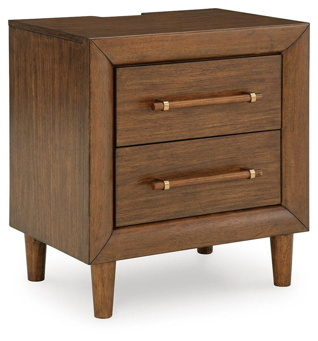 Lyncott Two Drawer Night Stand - alternate view 2