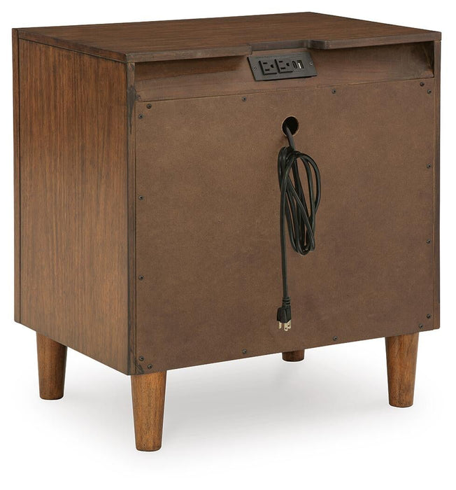 Lyncott Two Drawer Night Stand - alternate view 5