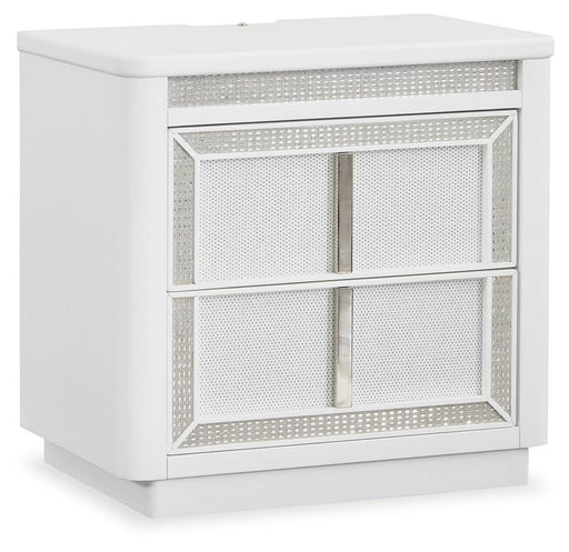 Chalanna Two Drawer Night Stand - alternate view 2