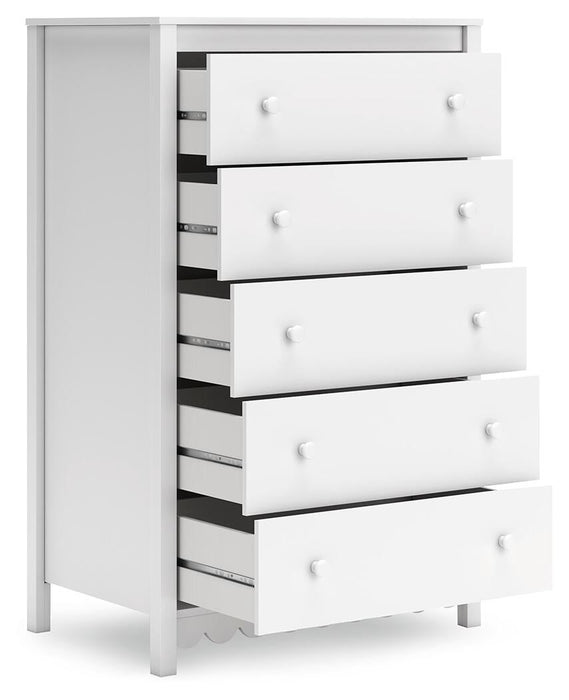 Hallityn Five Drawer Chest - alternate view 4