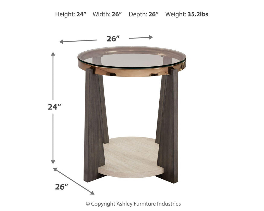 Frazwa Round End Table - alternate view 5