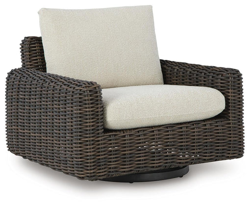 Kimora Swivel Glider Lounge w/Cushion - alternate view 2