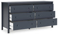 Simmenfort Six Drawer Dresser - alternate view 4