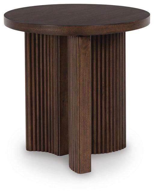Korestone Round End Table - alternate view 2