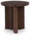 Korestone Round End Table - alternate view 2