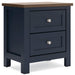 Landocken Two Drawer Night Stand - alternate view 2